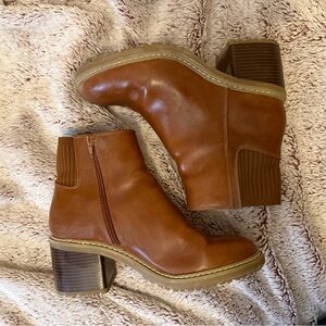 a new day Tan Ankle Boots